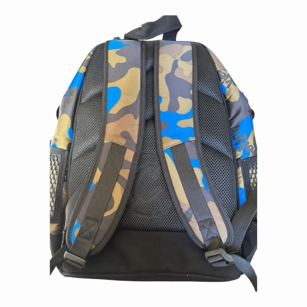 Cookies SF Luxe Smell Proof Backpack Blue Camo Utility Streetwear Travel Bag NWT